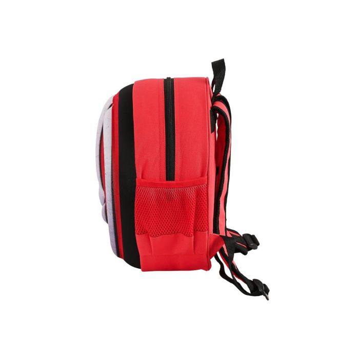 Mochila Escolar 3D The Avengers Rojo Negro Blanco (31 x 31 x 10 cm) 2