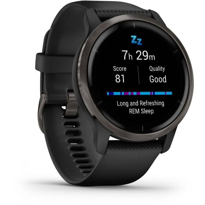 Garmin Venu 2 Smartwatch GPS 45mm, Reloj Inteligente Fitness con Música, Pagos y Monitor de Salud, Color Negro 49 Garmin Venu 2 Smartwatch GPS 45mm, Reloj Inteligente Fitness con Música, Pagos y Monitor de Salud, Color Negro 49