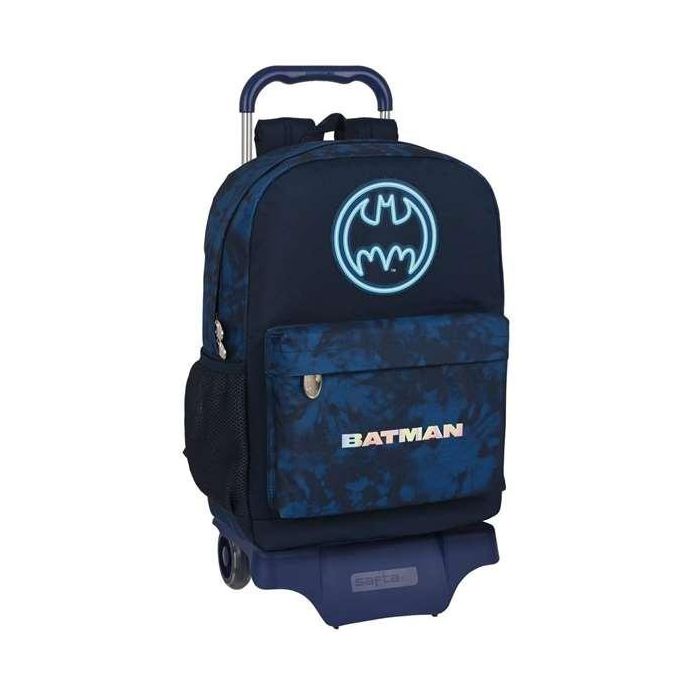 Mochila Escolar con Ruedas Batman Legendary Azul marino 30 x 43 x 14 cm Mochila Escolar con Ruedas Batman Legendary Azul marino 30 x 43 x 14 cm