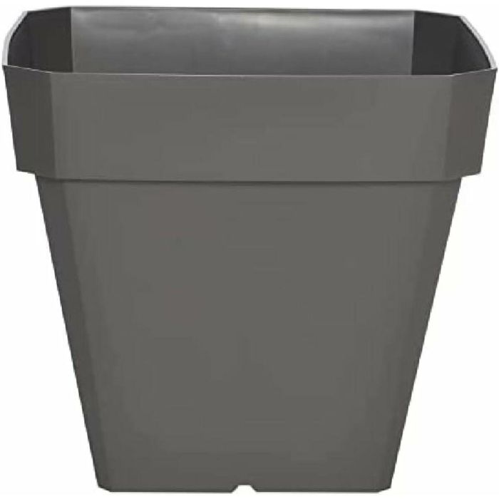 Maceta Riviera Gris Cuadrado 40 x 40 cm 1 Maceta Riviera Gris Cuadrado 40 x 40 cm 1