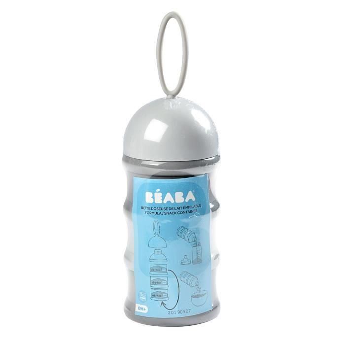 BEABA Dispensador de leche apilable (neblina clara / oscura) 1 BEABA Dispensador de leche apilable (neblina clara / oscura) 1