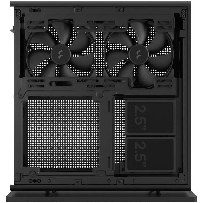 Fractal Design FD-C-RID1N-11 Caja Ridge V2 Negra MITX 4