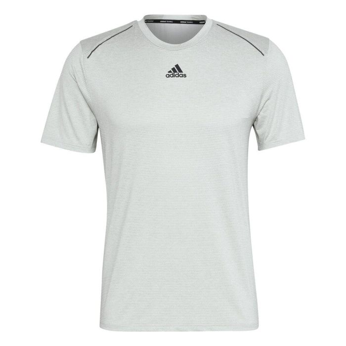 Camiseta de Manga Corta Hombre Adidas Verde Claro 40,5 15