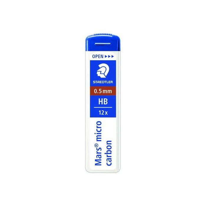 Minas Staedtler 250 Mars Micro Carbon 0,5 - Hb (Tubo De 12) 12 unidades