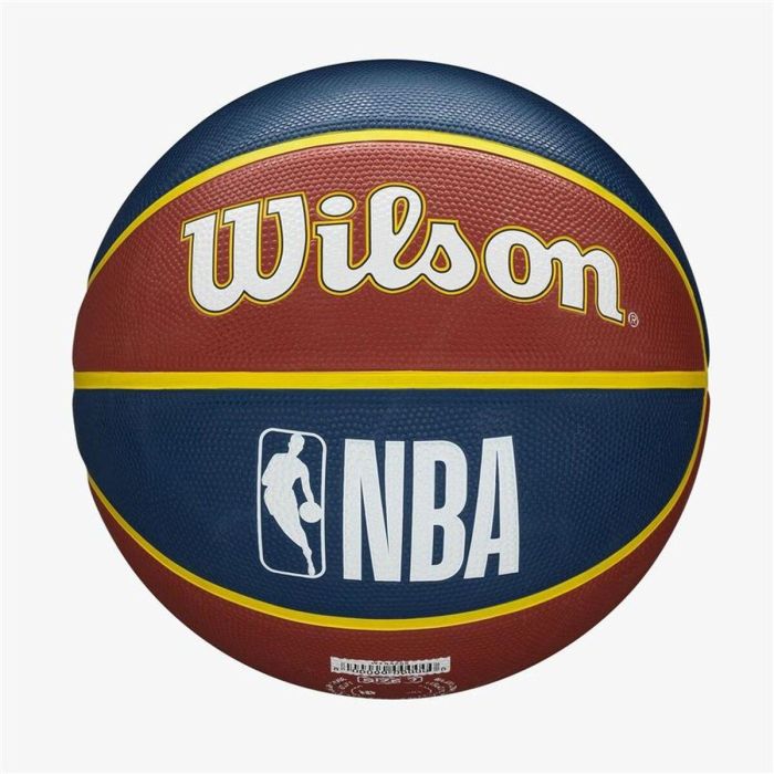 Balón de Baloncesto Wilson NBA Team Tribute Den Azul 7 Caucho 1