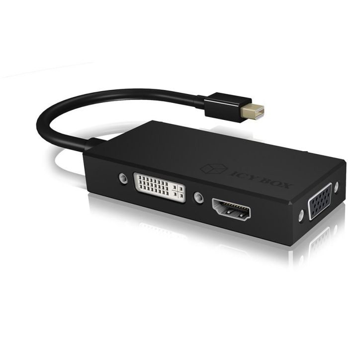 Adapter ICY BOX mini DisplayPort > DVI/HDMI/VGA 4K 60Hz Black 4 Adapter ICY BOX mini DisplayPort > DVI/HDMI/VGA 4K 60Hz Black 4