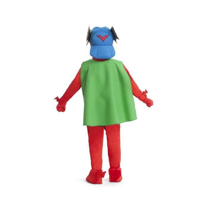 Disfraz kid fury (gorra, antifaz, pasamontañas, mono, capa, cubrebotas, guantes , brazaletes) 4-5 y 3 Disfraz kid fury (gorra, antifaz, pasamontañas, mono, capa, cubrebotas, guantes , brazaletes) 4-5 y 3