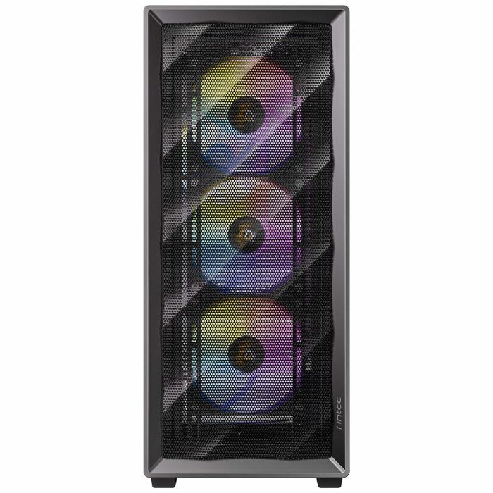 Antec AX85 ARGB Midi Tower Negro - Caja PC con 3 Ventiladores Frontales 120mm 7