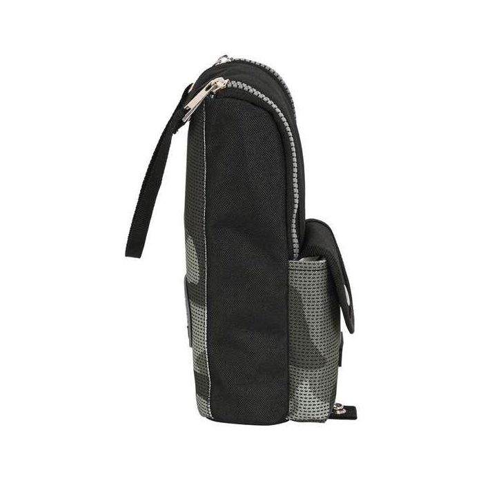 Estuche Escolar Safta Stone Negro 6 x 21 x 6 cm 6