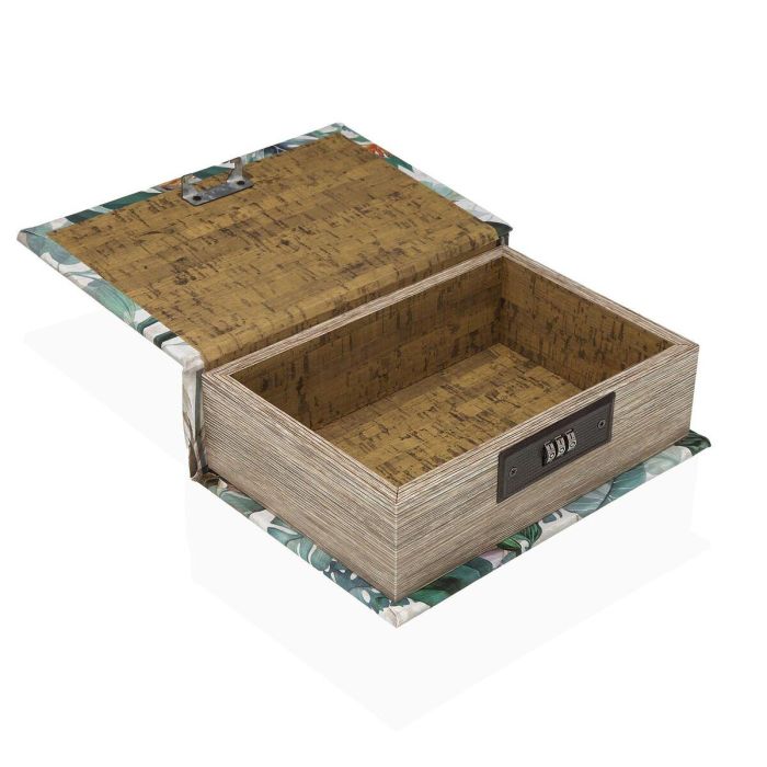 Libro Joyero con Contraseña Tropical Versa 7x22 cm - Caja con Espejo (2 Unidades) 3 Libro Joyero con Contraseña Tropical Versa 7x22 cm - Caja con Espejo (2 Unidades) 3