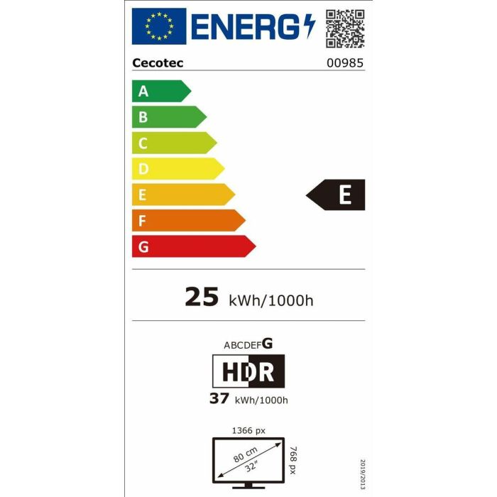 Smart TV Cecotec Full HD 4K Ultra HD 32" LED HDR HDR10 1