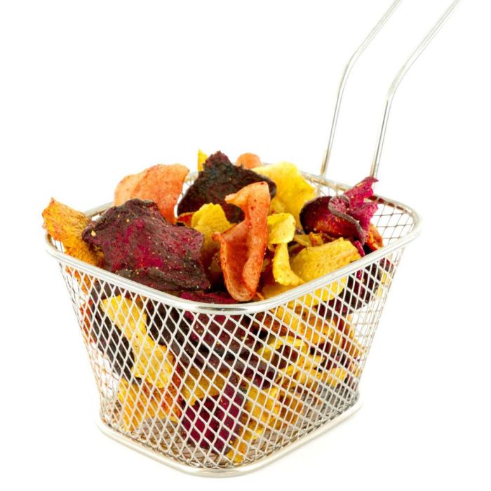 Totally Addict Cesta Presentar Fritos Bistrot Plata Metal con Asa 18x8,5 cm 3 Totally Addict Cesta Presentar Fritos Bistrot Plata Metal con Asa 18x8,5 cm 3