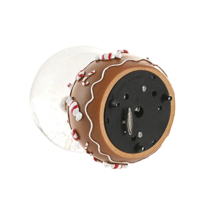 Bola Musical Navidad Fantasia DKD Home Decor Multicolor 10 x 14 x 10 cm (4 Unidades) 3