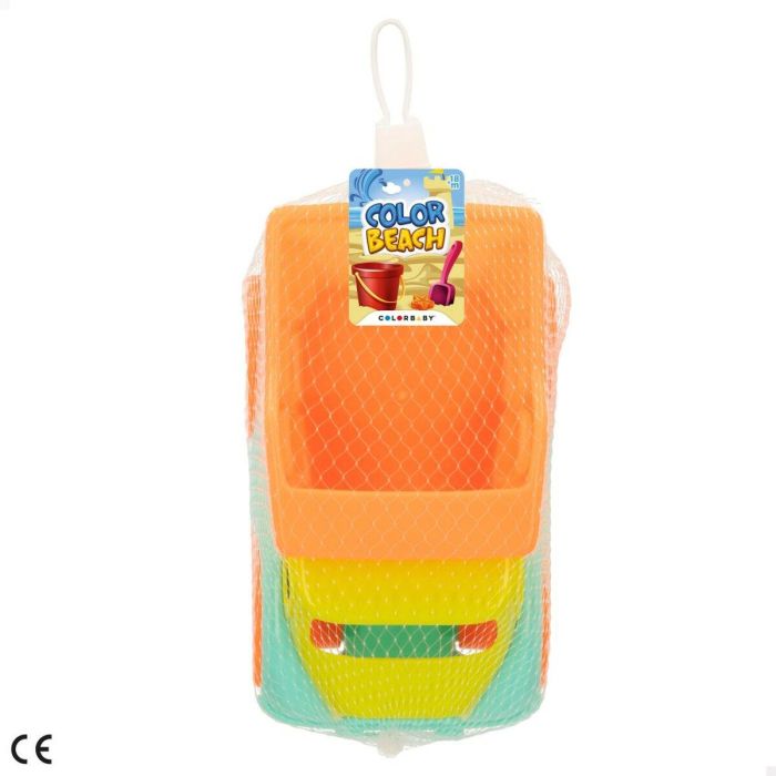 Camión Volquete Colorbaby 18 cm Playa Plástico (24 Unidades) 1 Camión Volquete Colorbaby 18 cm Playa Plástico (24 Unidades) 1