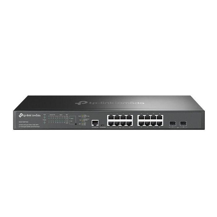 Omada 16x 2.5 Gbps RJ45, 2x 10G SFP+ Slots, 120 Gbps, 89.28 Mpps, 16 K MAC, 9 KB Jumbo, 440 x 180 x 44 mm Omada 16x 2.5 Gbps RJ45, 2x 10G SFP+ Slots, 120 Gbps, 89.28 Mpps, 16 K MAC, 9 KB Jumbo, 440 x 180 x 44 mm