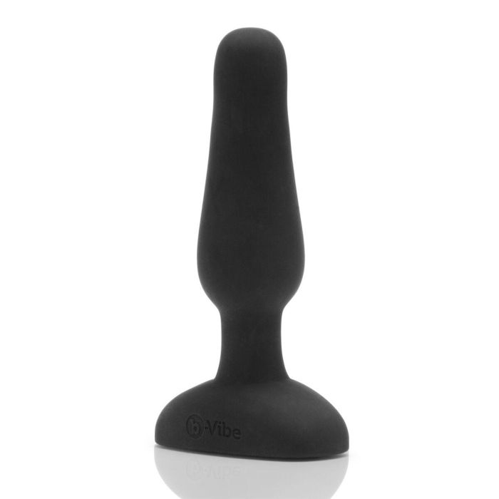 Plug anal con control remoto B-Vibe NOVICE Negro 11