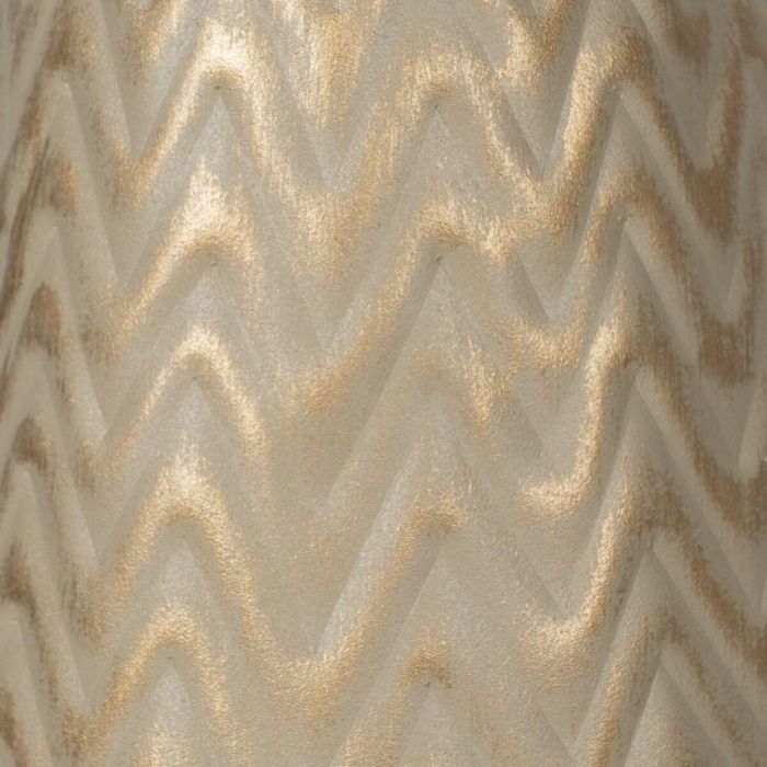 Jarrón Beige Dorado Hierro 21 x 21 x 34 cm 2