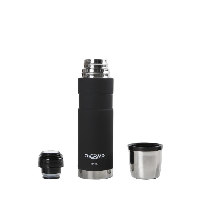Termo Acero Inoxidable Negro 500 ml Thermosport (6 Unidades) 5 Termo Acero Inoxidable Negro 500 ml Thermosport (6 Unidades) 5