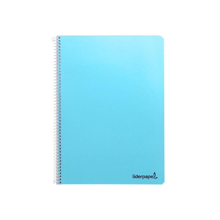 Cuaderno Espiral Liderpapel A4 Micro Smart Tapa Blanda 80H60 gr Horizontal 7 mm Doble Margen 4 Taladros Colores 10 unidades 2