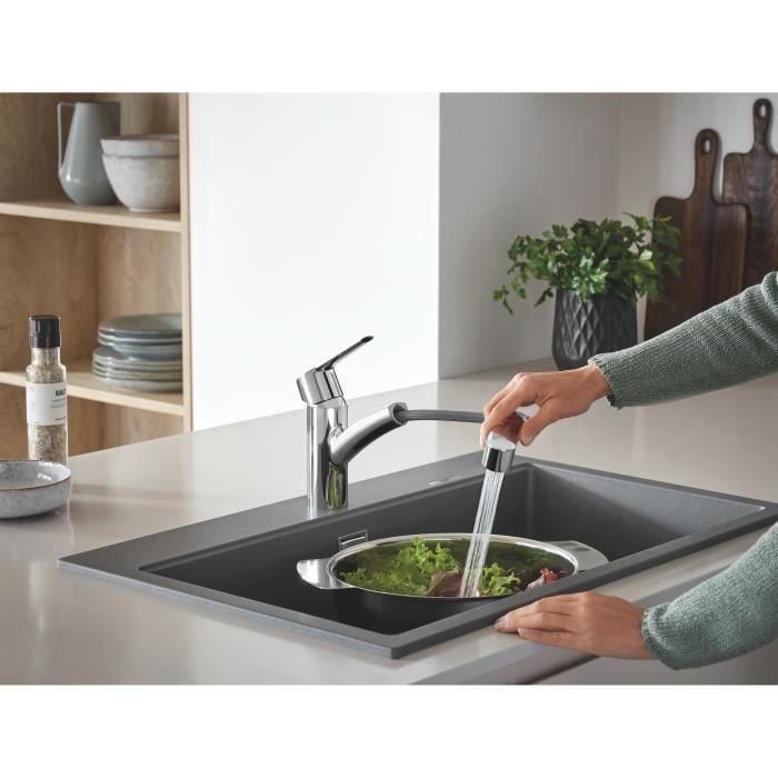 Fregadero de material compuesto - GROHE - K700 2