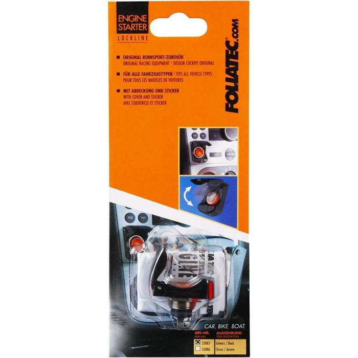 Foliatec FO33085 Engine Starter Lock Line Negra 1 Piece 1 Foliatec FO33085 Engine Starter Lock Line Negra 1 Piece 1