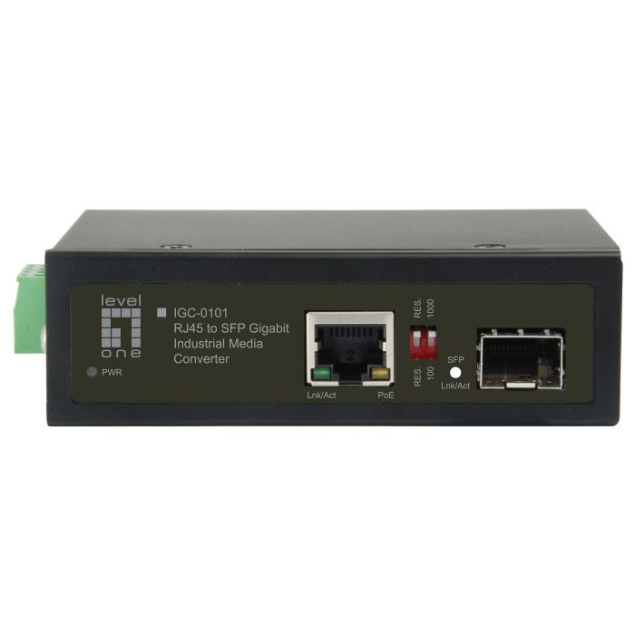 Level One IGC-0101 Conversor 10/100/1000T a 1000SX SFP 2 Level One IGC-0101 Conversor 10/100/1000T a 1000SX SFP 2