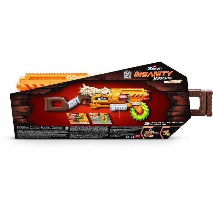 Pistola de Dardos Zuru X-SHOT Horrorfire Doomsday 3 Pistola de Dardos Zuru X-SHOT Horrorfire Doomsday 3