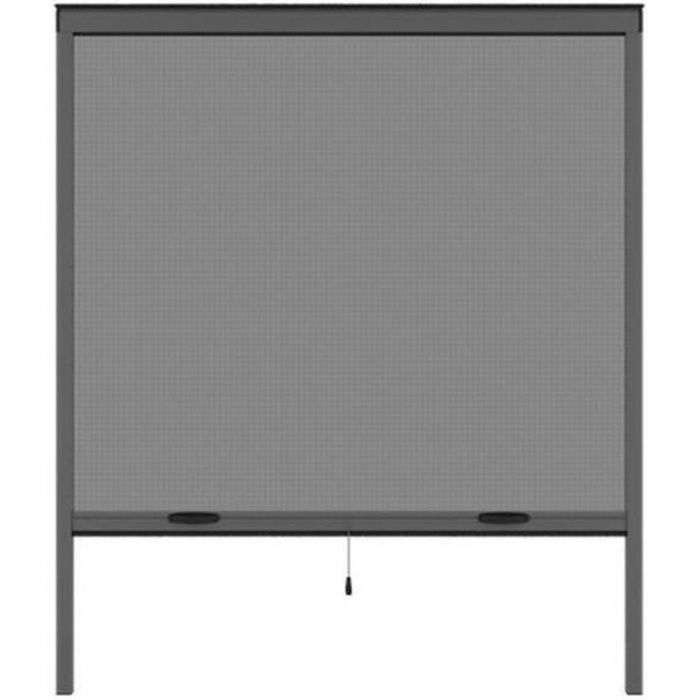 Moustikit Mosquitera para Ventana L125 x H145 cm Gris Antracita Aluminio - Cortable en Ancho y Alto 0 Moustikit Mosquitera para Ventana L125 x H145 cm Gris Antracita Aluminio - Cortable en Ancho y Alto 0