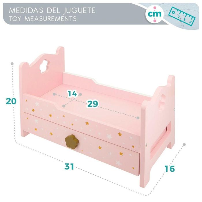 Cama Woomax Rosa 4 Unidades 31 x 20 x 16 cm 2