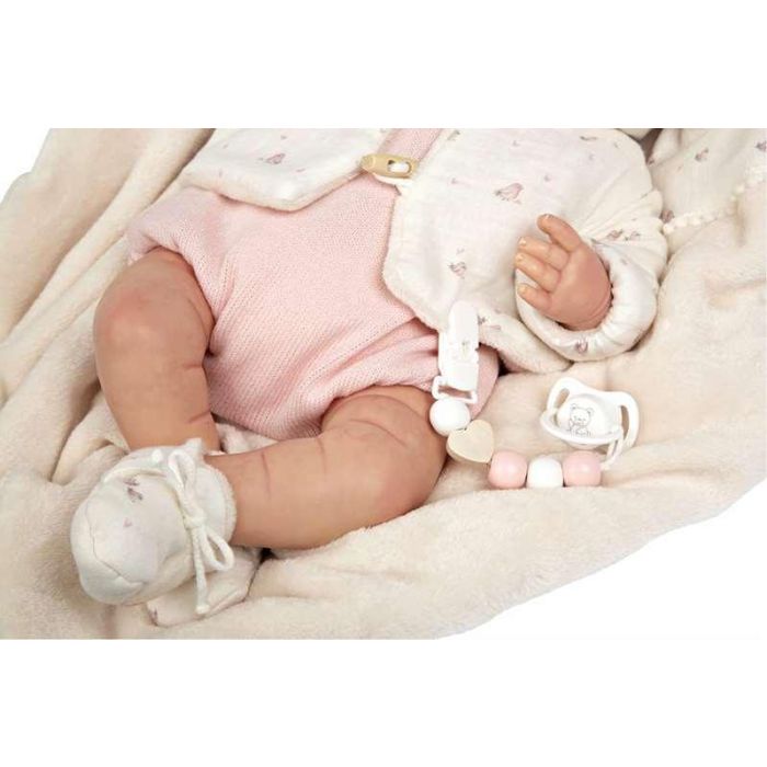 Muñeca reborn arias 45 cm elba c/manta 21 Muñeca reborn arias 45 cm elba c/manta 21