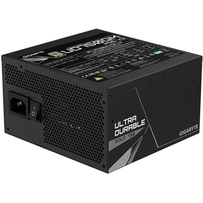 GIGABYTE UD750GM PG5 V2 Fuente de Alimentación 750W 80 PLUS Gold ATX 3.1 Modular Negro 2