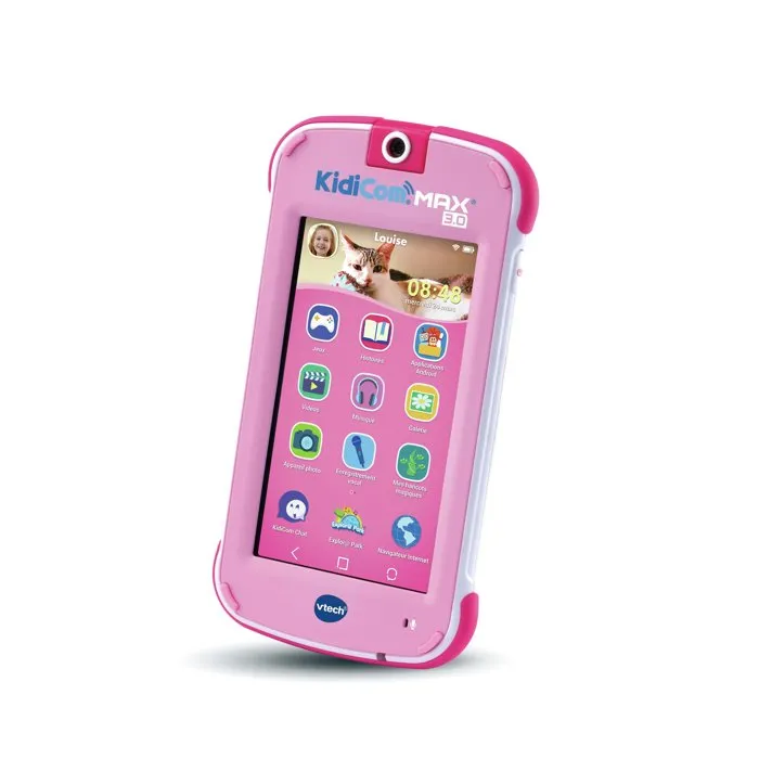 VTECH Kidicom Max 3.0 Rosa Teléfono Infantil Educativo para Niños de 3 a 8 Años 3