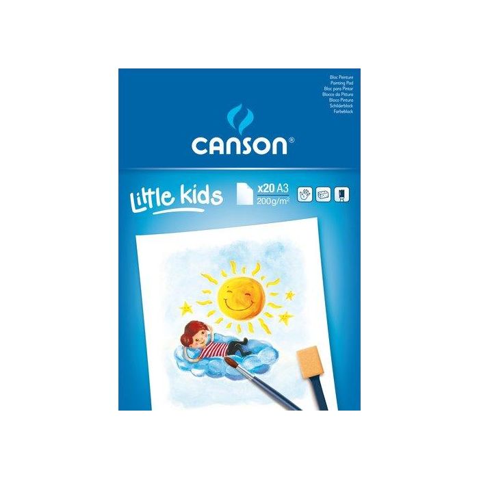 Bloc De Pintura Guarro-Canson Kids A3 20H 200G (Set de 5)