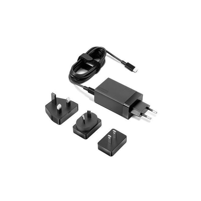 Lenovo Adaptador de Corriente AC USB-C 65W, Cable 1.8 m, Negro 2