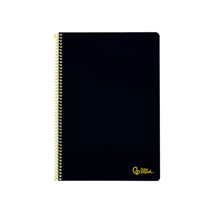 Liderpapel Cuaderno espiral A4 Smart tapa blanda 80 hojas 75gr cuadro 4mm con margen negro 1