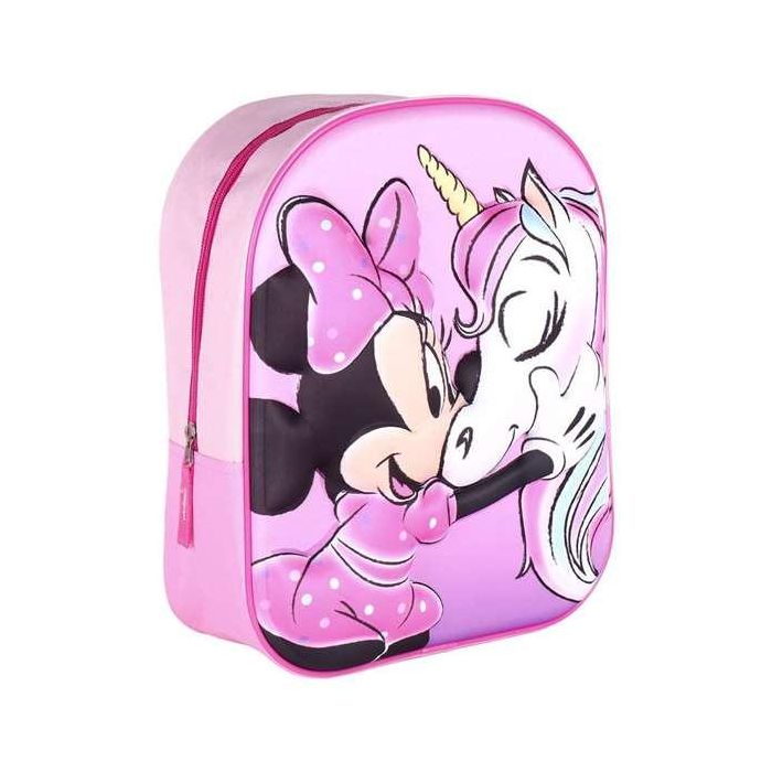 Mochila Escolar Minnie Mouse Rosa (25 x 31 x 10 cm) 0 Mochila Escolar Minnie Mouse Rosa (25 x 31 x 10 cm) 0