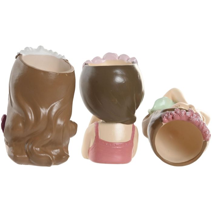 Macetero Urban DKD Home Decor 9 x 15 x 10 cm (6 Unidades) 2