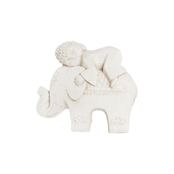 Figura Oriental DKD Home Decor Blanco 22 x 40 x 44 cm