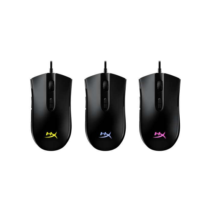 HyperX Ratón Gaming Pulsefire Core 4P4F8AA Óptico Negro 6200 DPI 7 Botones Programables RGB 4