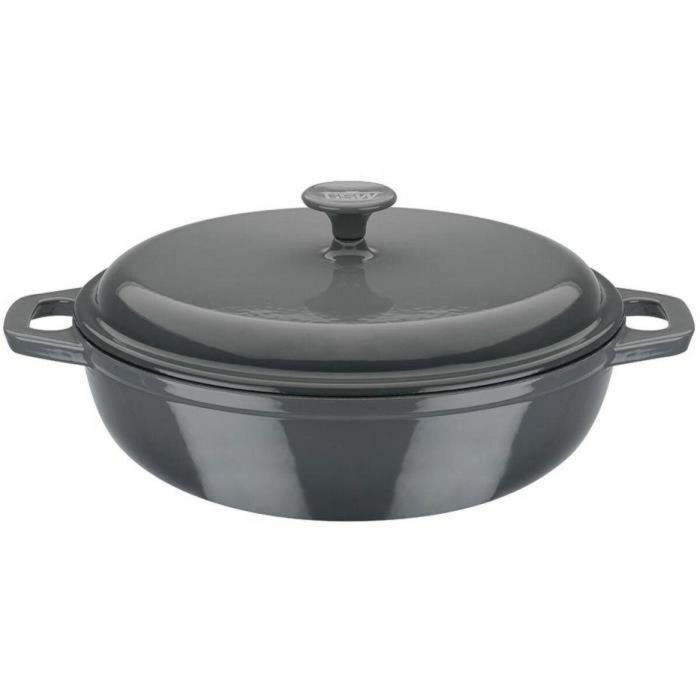 GSW GSW4005643716321 Cacerola hierro fundido macizo GREY SHADOW redonda 30 cm inducción gris GSW GSW4005643716321 Cacerola hierro fundido macizo GREY SHADOW redonda 30 cm inducción gris