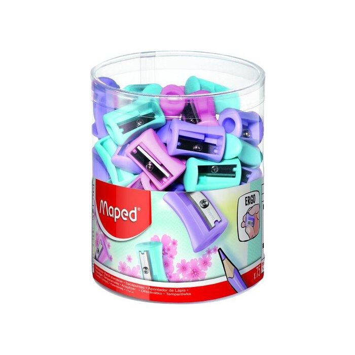 Afilalapiz Maped Vivo Pastel 1 Uso Bote 75 Surtidos