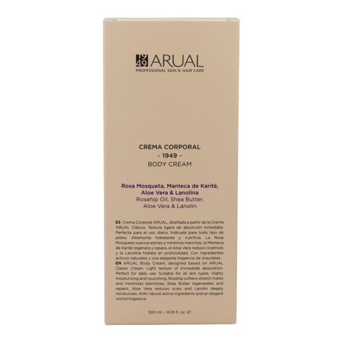 Arual Crema Corporal para la Piel 500 mL Arual Crema Corporal para la Piel 500 mL
