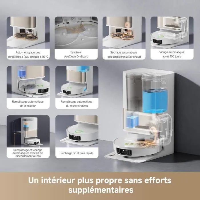 Dreame L50 Pro Ultra Robot aspirador con vaciado y limpieza automáticos de mopas - 19.500 Pa 3