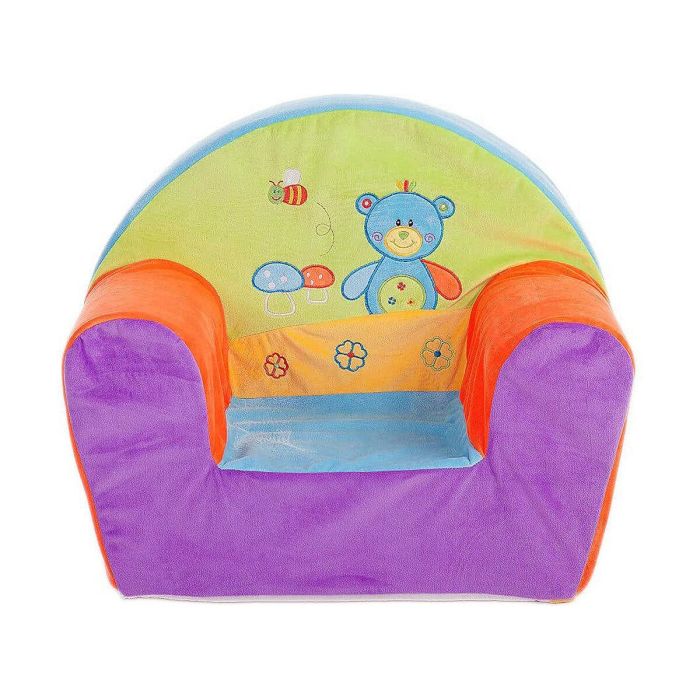 Sillon infantil bordado oso 44x34x53 cm Sillon infantil bordado oso 44x34x53 cm