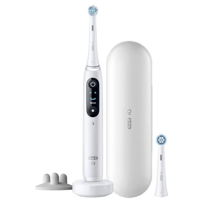 Cepillo de dientes eléctrico - Oral-B - iO 8N - Encías sensibles - 2 cabezales - 1 estuche de viaje 1