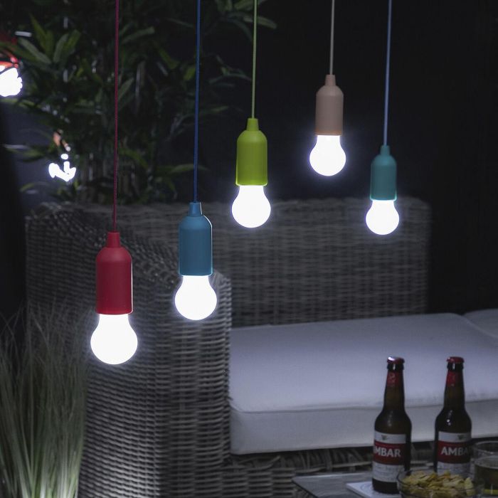 Bombilla LED Portátil con Cordón Bulby InnovaGoods 7 Bombilla LED Portátil con Cordón Bulby InnovaGoods 7
