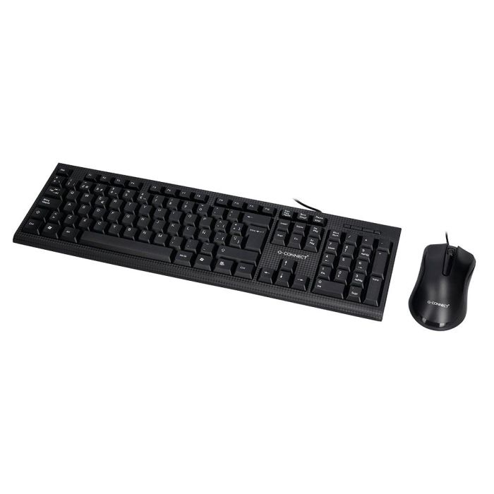 Set Teclado Y Raton Q-Connect Con Cable Color Negro 5