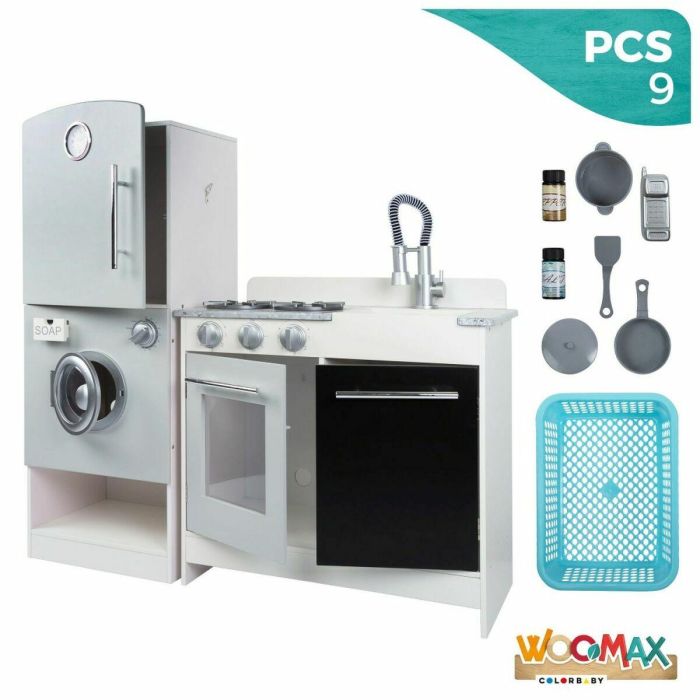Cocina de Juguete Play & Learn Modern 95 x 95 x 30 cm 2 Cocina de Juguete Play & Learn Modern 95 x 95 x 30 cm 2