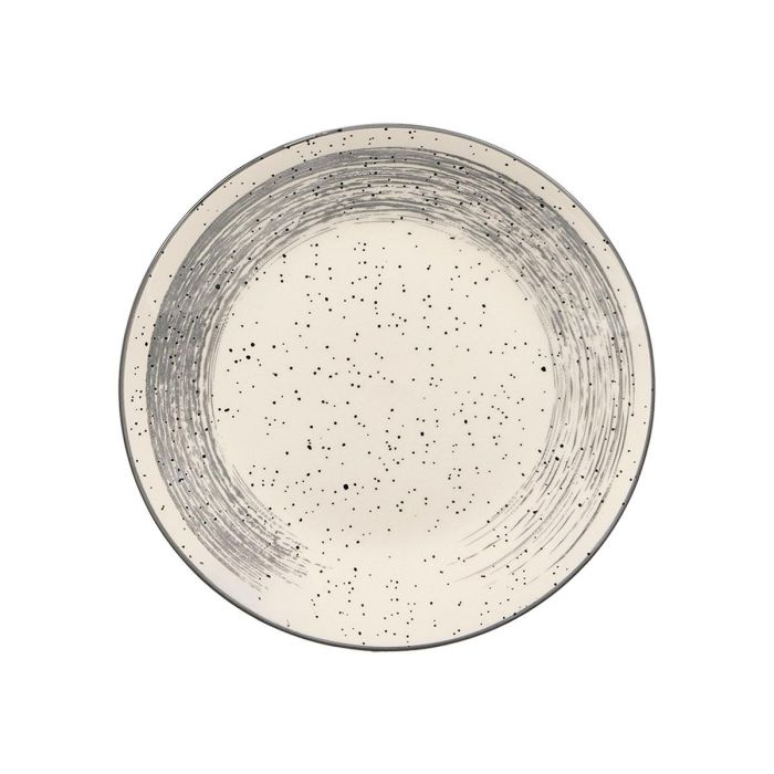 Vessia Plato Postre Cerámico Patinado Gris 19,5 cm (Set de 36)