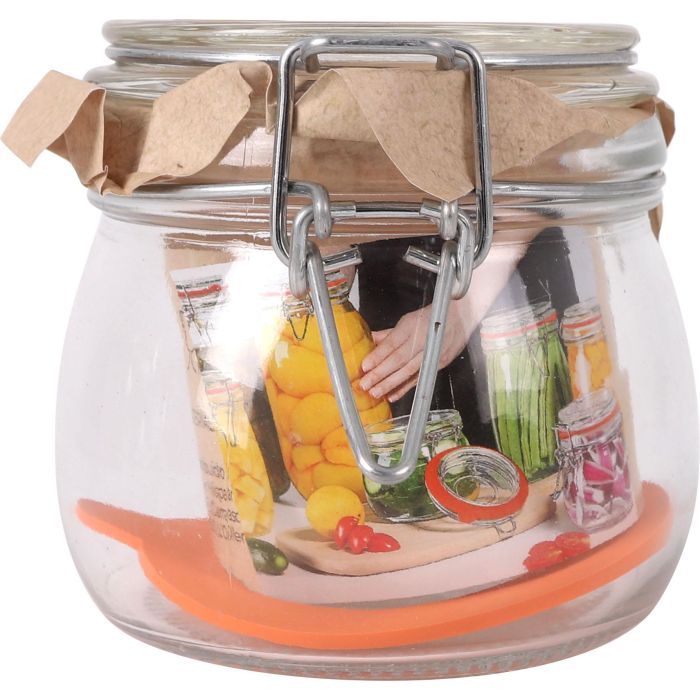 La Mediterranea Tarro Hermetico Vidrio Clip 500 ml. Medidas 12x9x10 cm. 8